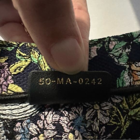 Christian Dior Book Tote Bag NWT D-Constellation Embroidery Blue - Picture 6 of 14